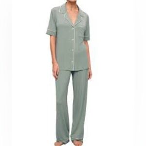 Gisele TENCEL™ Modal short sleeve PJ Set in green size xl